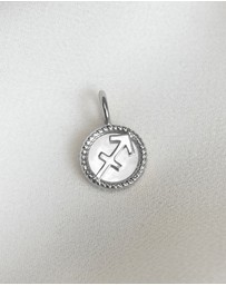 Wanderlust + Co - Sagittarius Zodiac Mother of Pearl 925 Sterling Silver Pendant