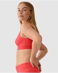 Naturana - Back & Side Smoothing Wirefree Crop Top Bra