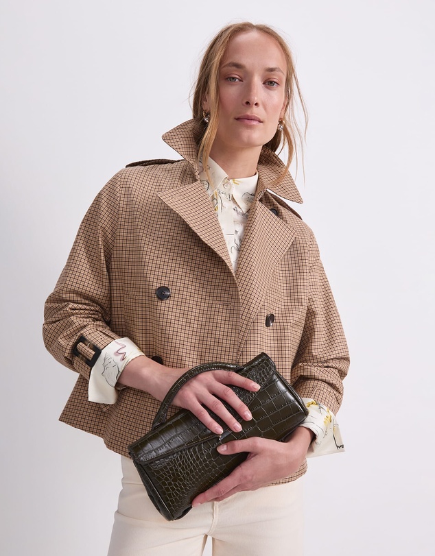 Sportscraft - Audrey Crop Check Trench
