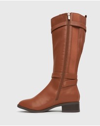 Zeroe - Wider Fit Enroute Vegan Calf Boots