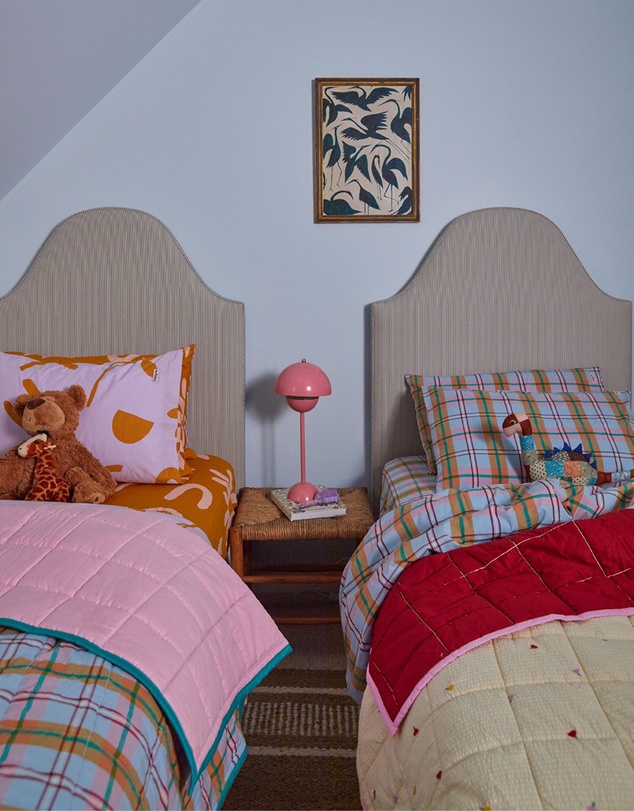 Mosey Me - Forget Me Not Embroidered Quilted Throw