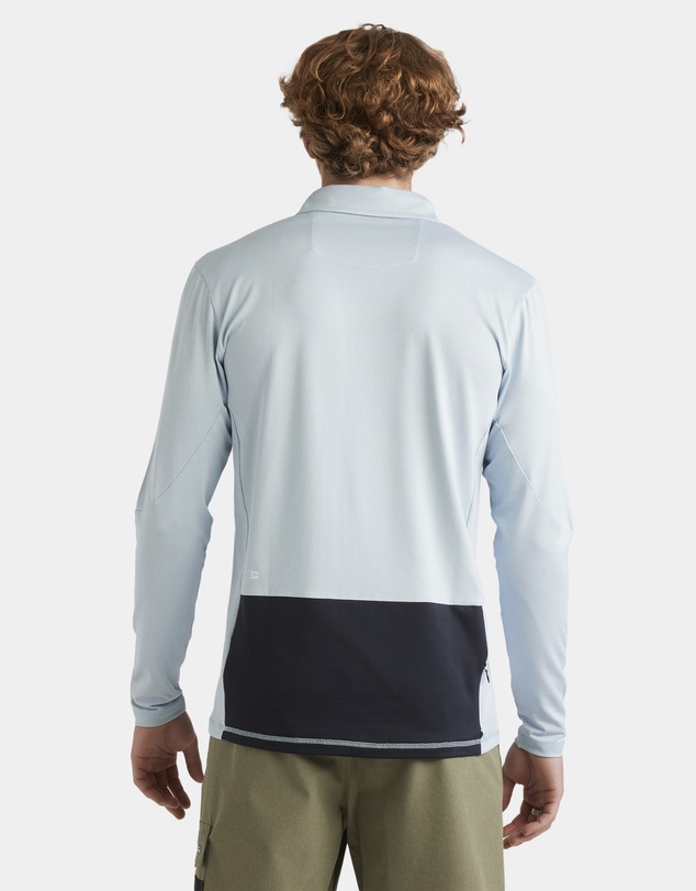 Quiksilver - Mens Baitball Polo Long Sleeve Surf Shirt