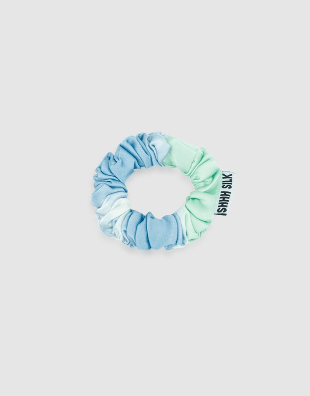 Shhh Silk - Blue Tie Dye Silk Eye Mask Set