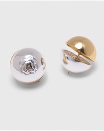 Maje - Half Sphere Earrings