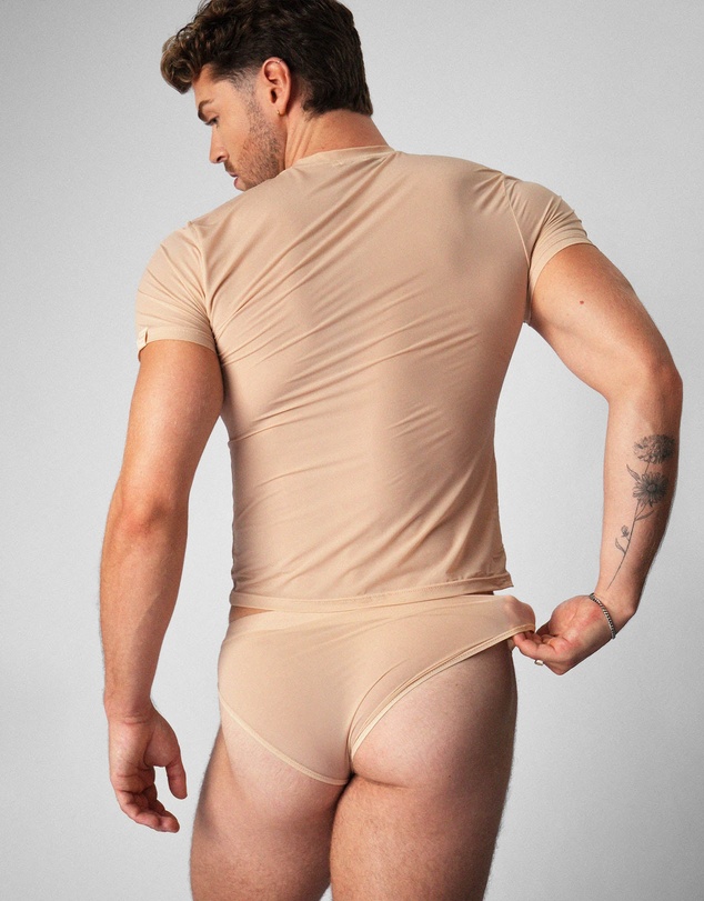 TEAMM8 - Allure Sheer Cropped Tee