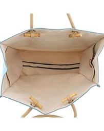 Pre-Loved by Azura Reborn - Pre-Loved Toile Escale a la Plage Beach Bag