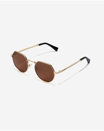 Hawkers Co - HAWKERS - Polarized Gold Brown AURA  Sunglasses for Men and Women UV400