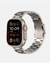 Friendie - Stainless Steel Link Bracelet Band (Ultra Style) - Sydney Ultra - Apple Watch Compatible