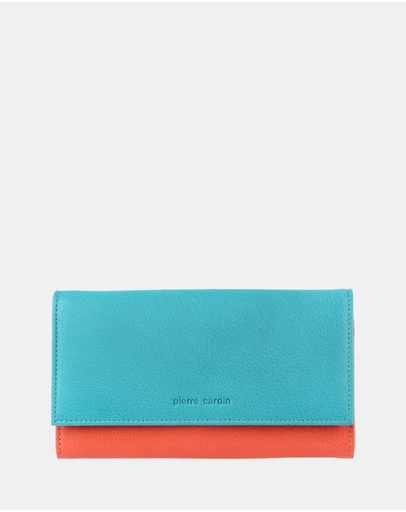 Pierre Cardin - Pierre Cardin Multi Colour Leather Ladies Wallet