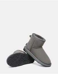 EVERAU - EverAU Ugg Mini Classic Double Faced Sheepskin Upper UGG Boots