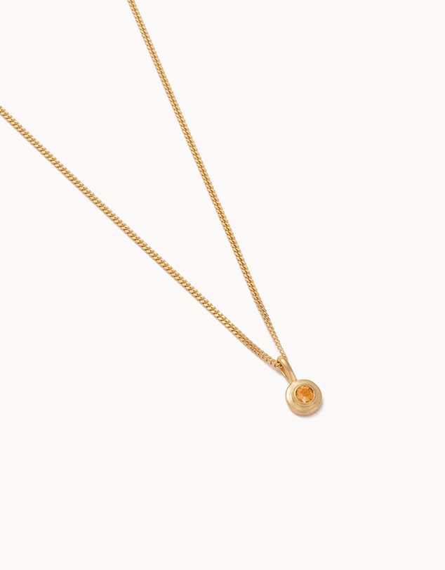 Kirstin Ash - Birthstone Necklace November Citrine