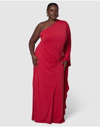 Pink Dusk by Curve Project - Angel Maxi Dress