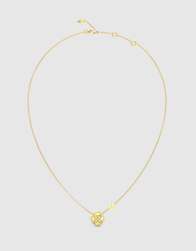 GUESS - Gold-Tone Wild Flower Necklace