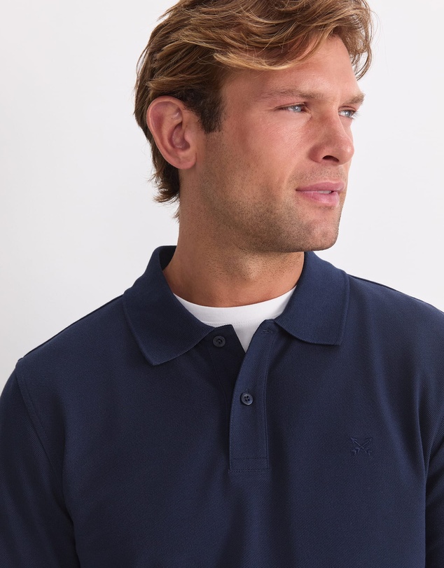Sportscraft - Long Sleeve Sc Pique Polo