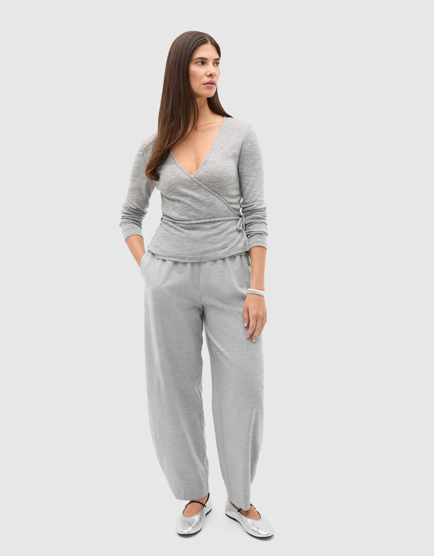 Seed Heritage - Australian Merino Wrap Top