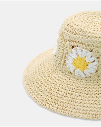 Morgan & Taylor - Mini Daisy Crochet Bucket Hat