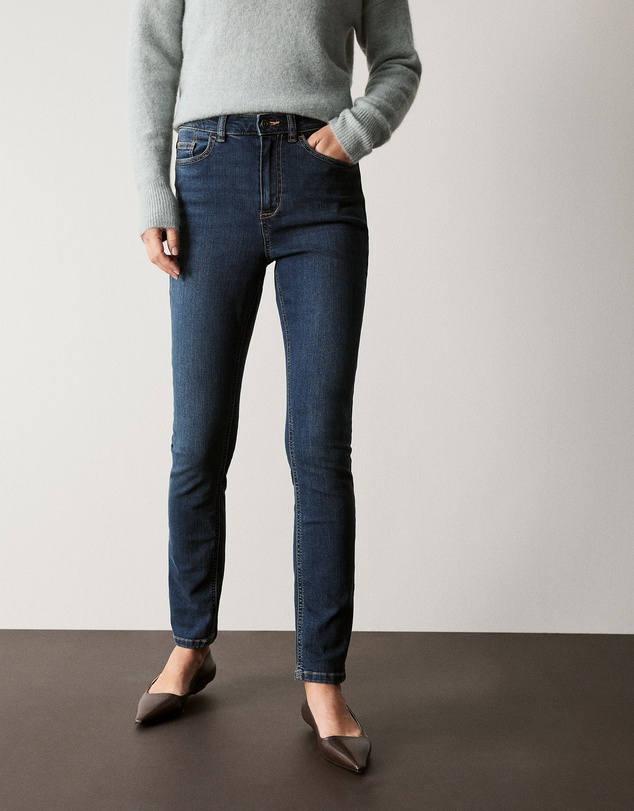 Trenery - Slim Jean in Washed Indigo