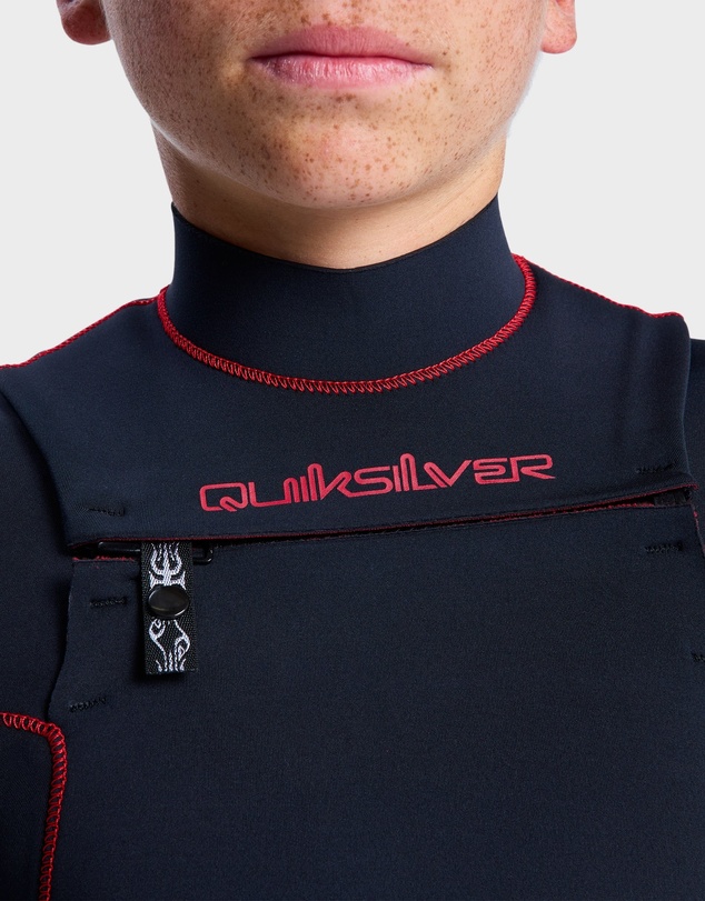 Quiksilver - Boys 8 to 16 3/2 Mercury Chest Zip Wetsuit