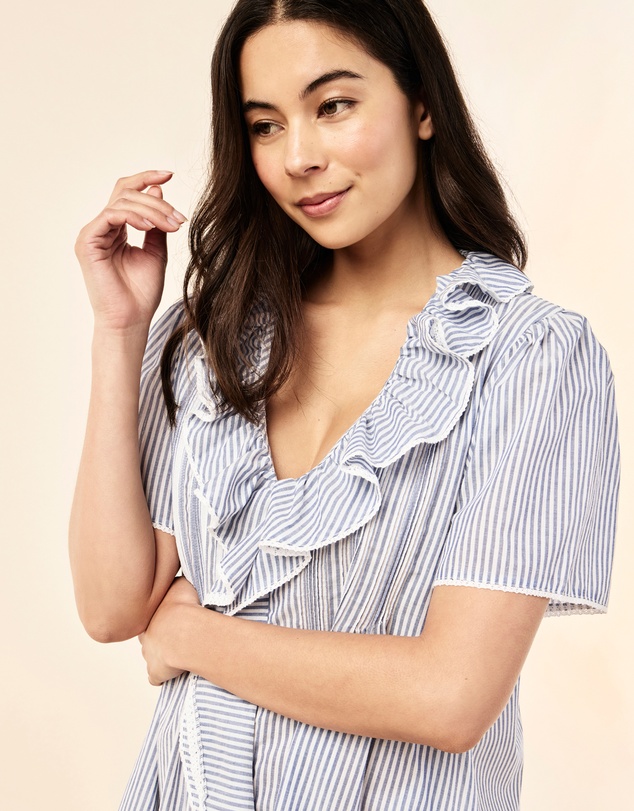 Papinelle - Elani Cotton Short Sleeve Midi Nightie