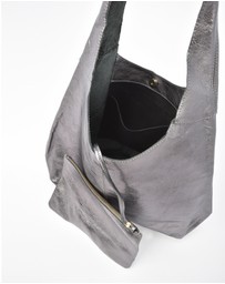 Cobb & Co - Lynx Metallic Leather Hobo