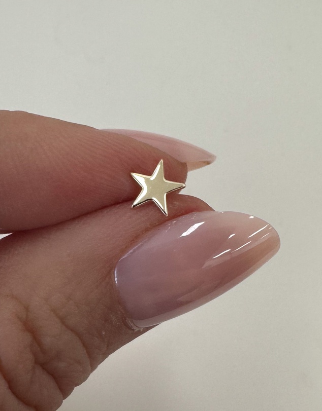 Luna Rae - Solid Gold - Litte Star Studs
