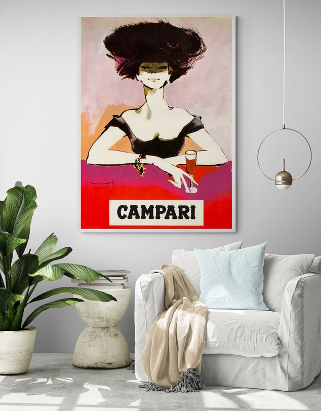 Inka Arthouse - Campari Woman Art Print