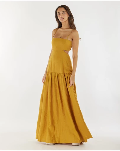 Amelius - Nathalie Linen Maxi Dress