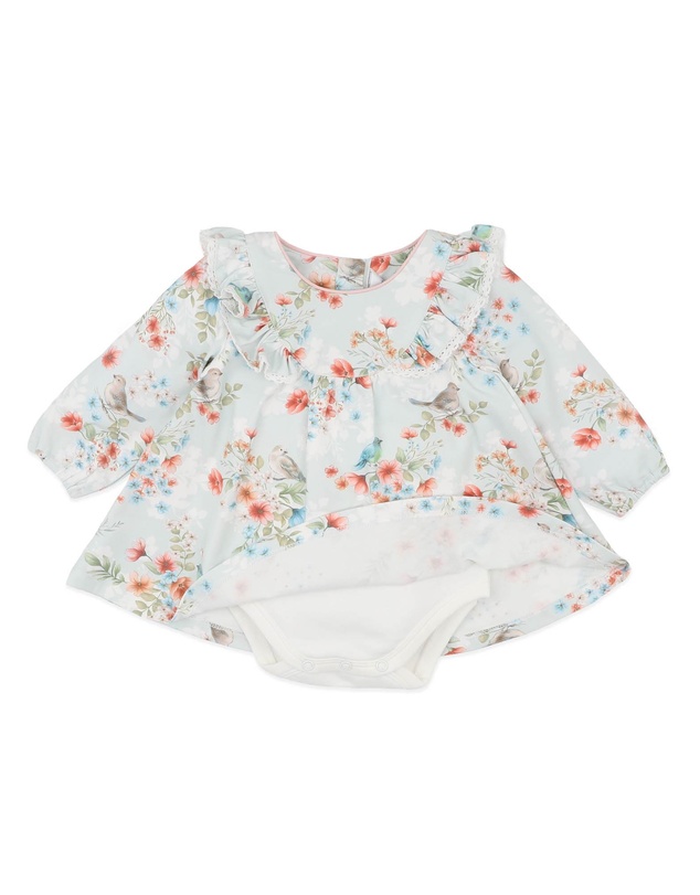 Bebe by Minihaha - Gemma Bird Organic Overlay Dress - Babies