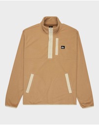 Quiksilver - Mens No Destination Half Zip Fleeece Jumper