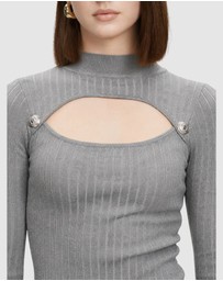 Honey and Beau - Beginnings Button Knit Dress