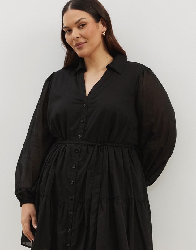 Atmos&Here Curvy - Ruby Tiered Mini Dress