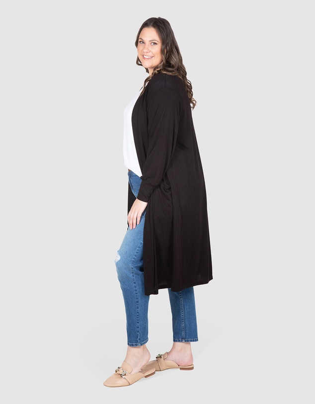 Love Your Wardrobe - Sara Longline Cardigan