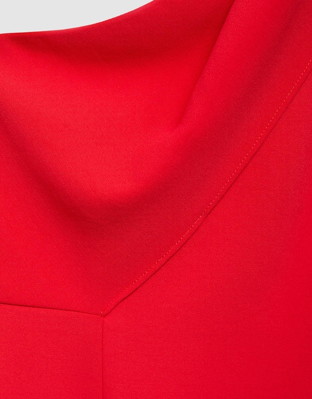 M.N.G - Irea Asymmetrical Bow-Neck Dress