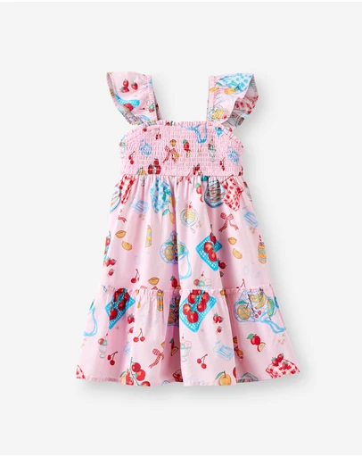 Cotton On Kids - Gigi Flutter Sleeve Dress