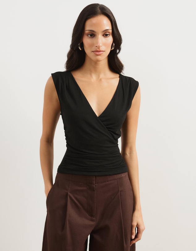 Atmos&Here - Luna Cross Over Off Shoulder Top