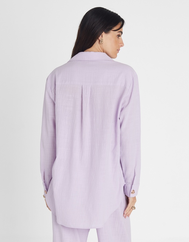 Heaven Australia - Amethyst Boyfriend Shirt