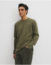 Country Road - Long Sleeve Cotton Slub T-shirt