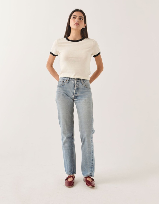 Brixton - Carefree Organic Ringer Tee