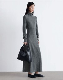& Other Stories - Merino Wool Turtleneck Maxi Dress