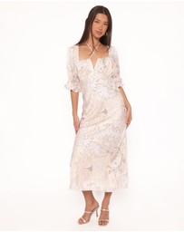 Petal & Pup - Pauline Long Sleeve Maxi Dress - Pastel Paisley