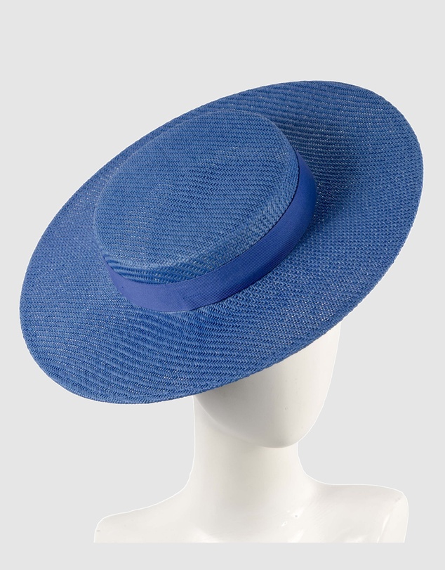 Max Alexander - Royal Blue Boater Hat