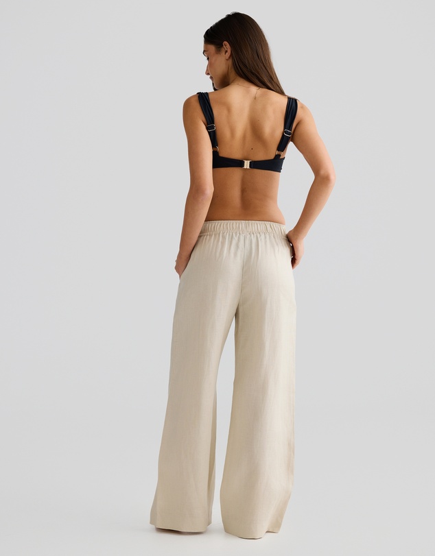 Vacay Swimwear - Sand Linen Pants