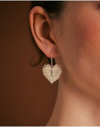 Karen Walker - Runaway Flaming Mother Of Pearl Earrings