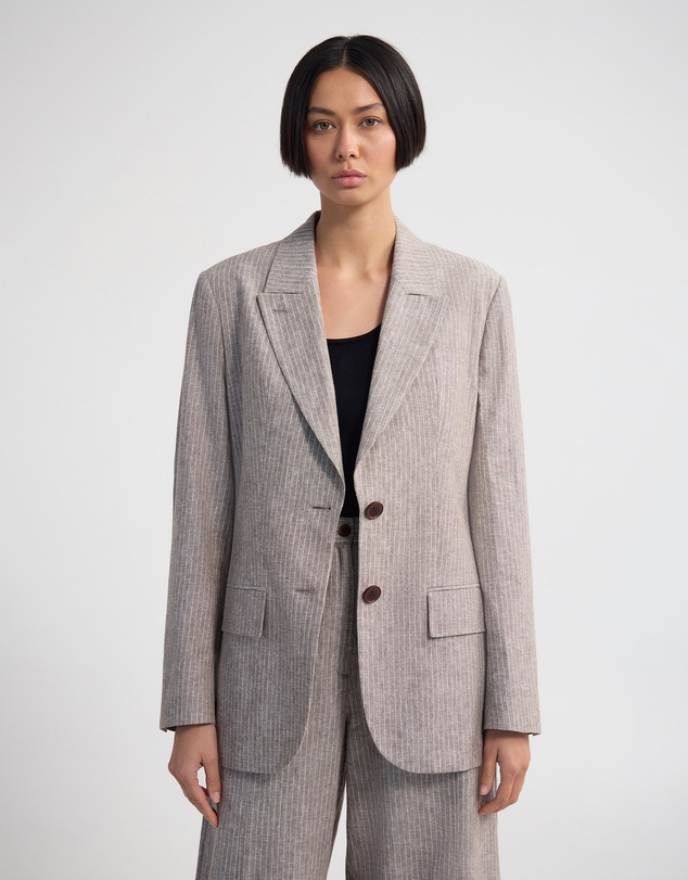 Oxford - Racer Open Back Blazer