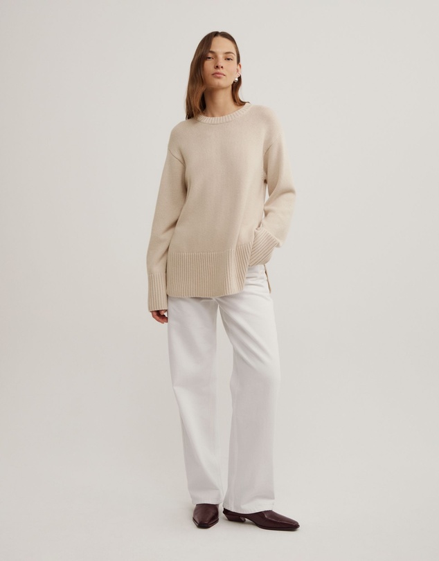 Witchery - Longline Crew Neck Knit