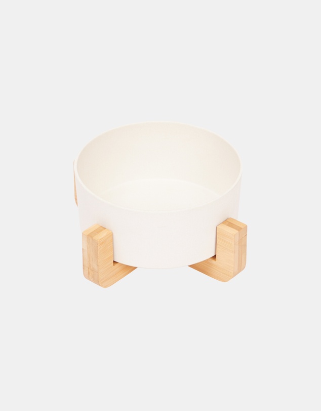 Mog & Bone - Single Bamboo Dog Bowl Natural
