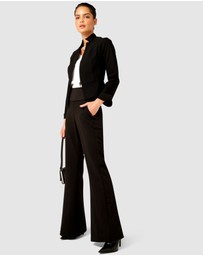 SACHA DRAKE - Front Zip Peplum Jacket