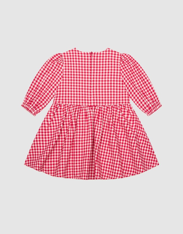 Huxbaby - Cherry Check Dress - ICONIC EXCLUSIVE