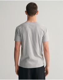 Gant - Slim Fit Shield V-Neck T-Shirt