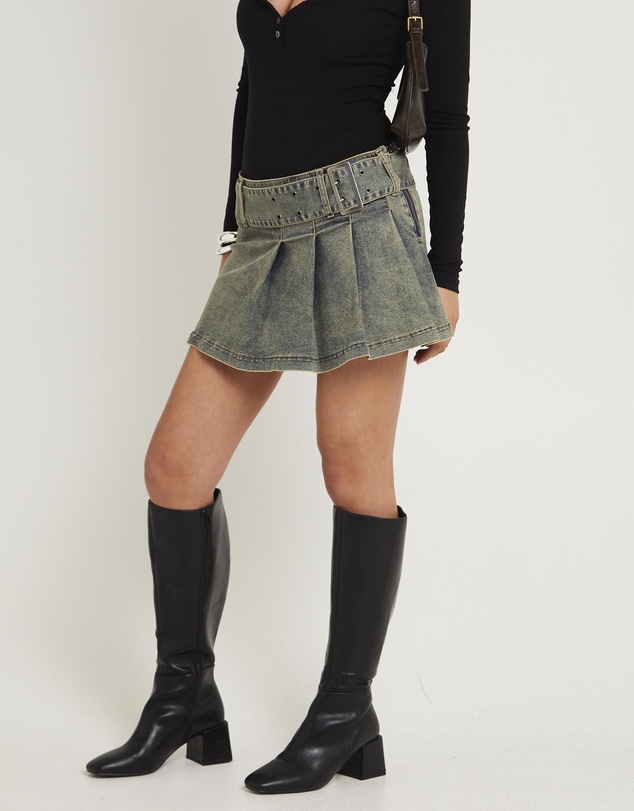 Insight - Autry Pleat Mini Skirt